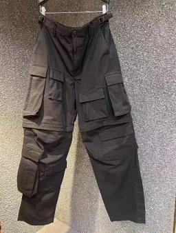 thumbnail for (Stock) B AL22ss runway 2-in-1 multi-pocket detachable cargo cargo pants trousers wookvibe nihken same style in stock! Spot! Can be worn in shorts
