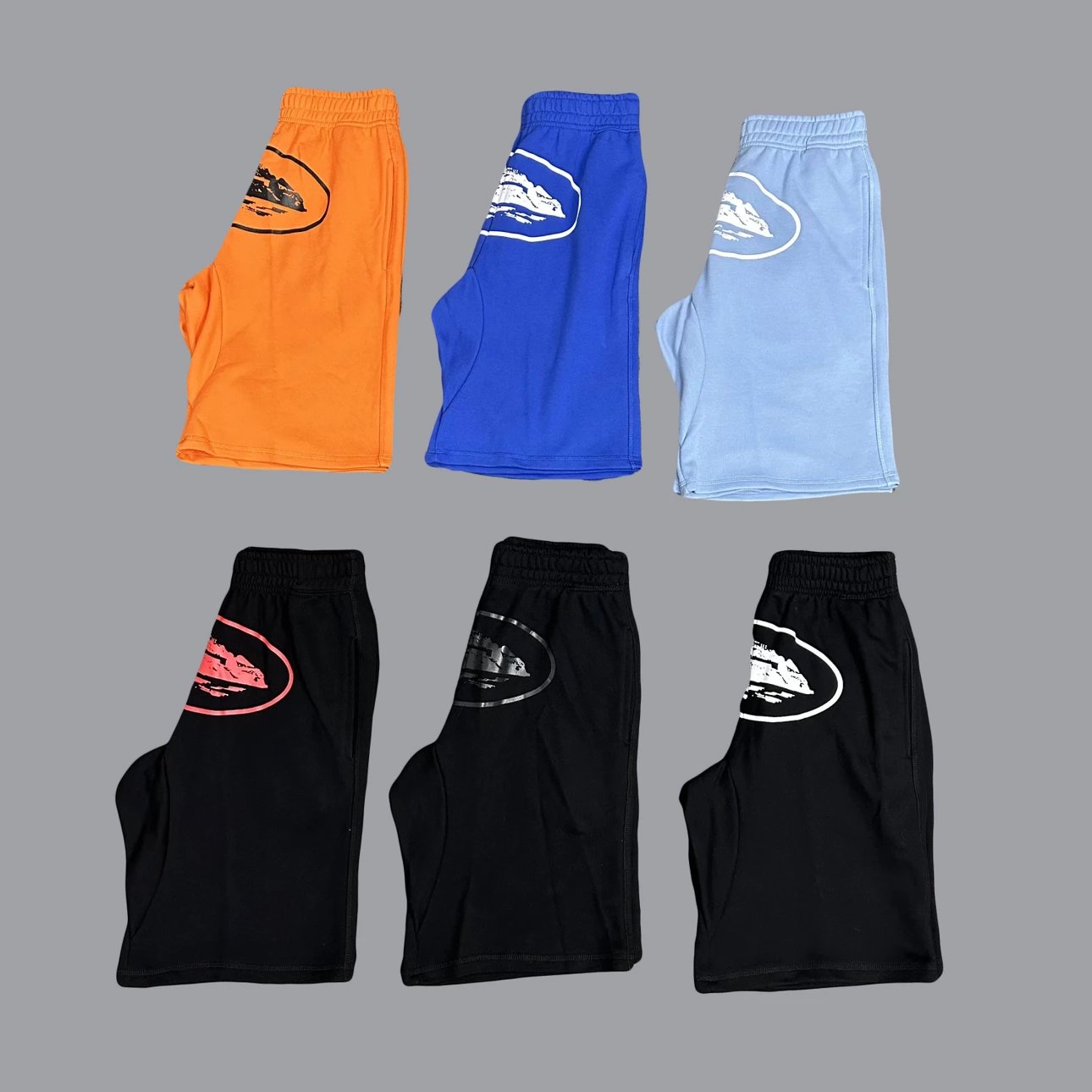Graphic Print Sweat Shorts