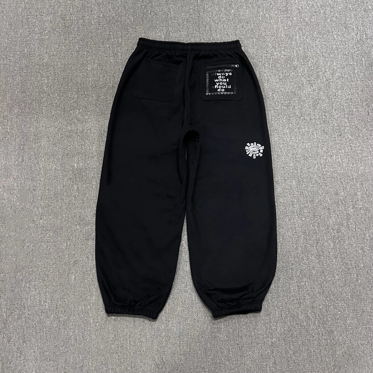 Stussy Black Hoodie with White Logo - Men's Streetwear Sweatshirt
