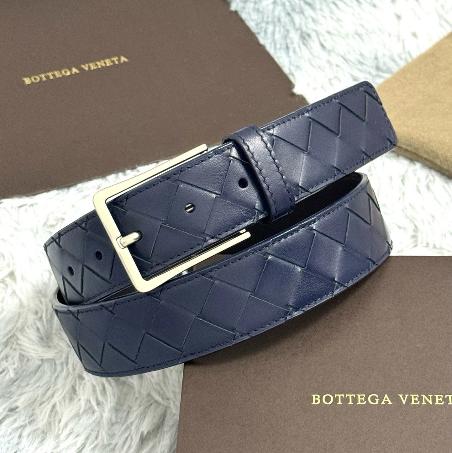 Blue Silver Buckle