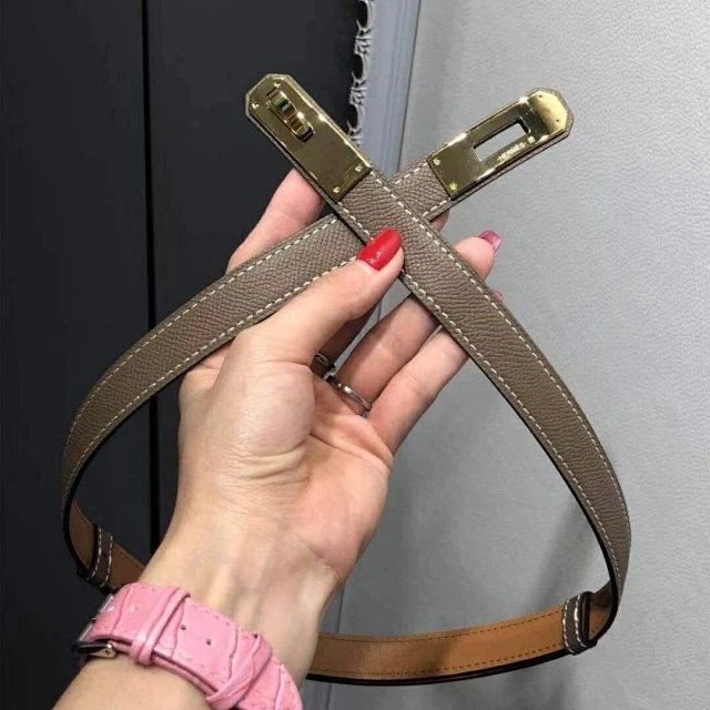 Grey gold buckle