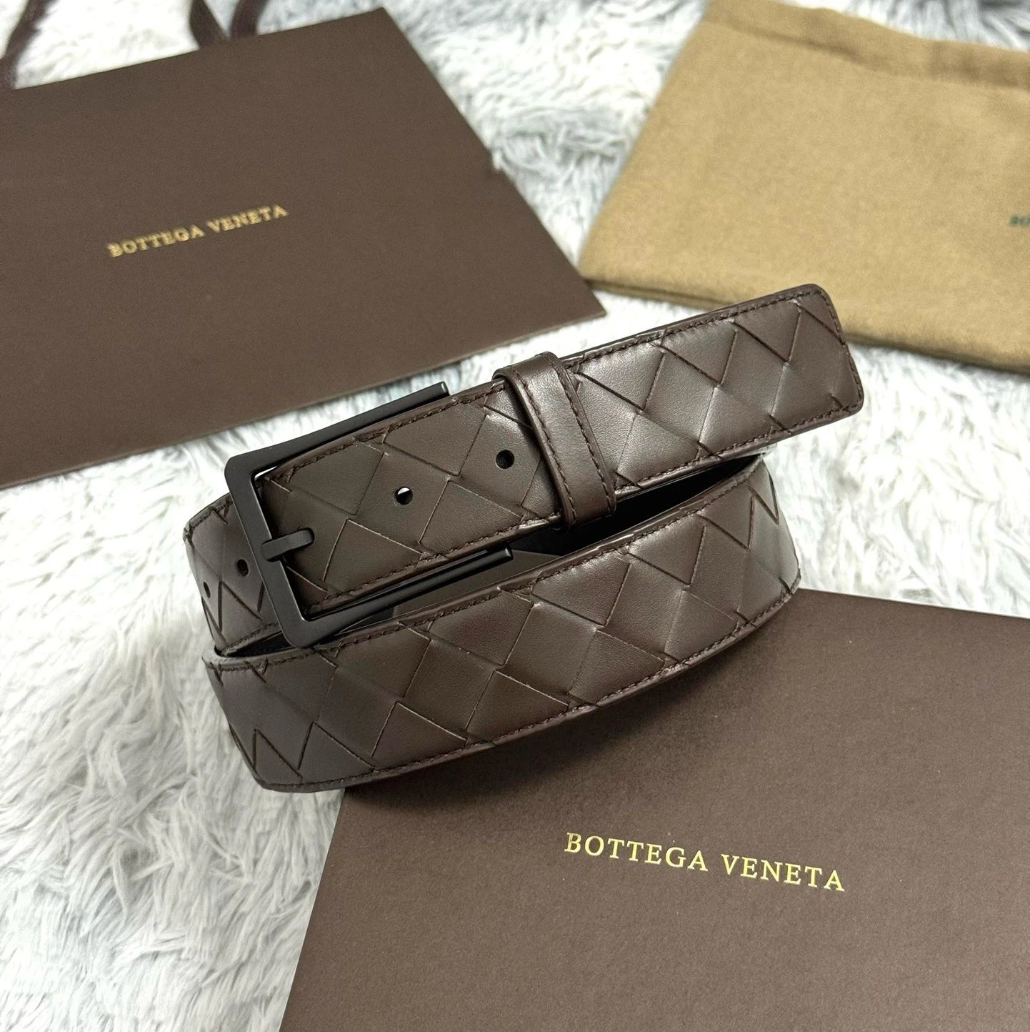 Coffee colored gun buckle