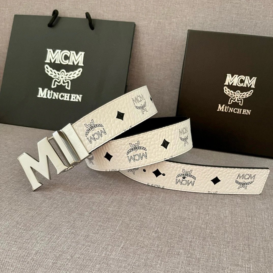 White with Bright Silver Buckle