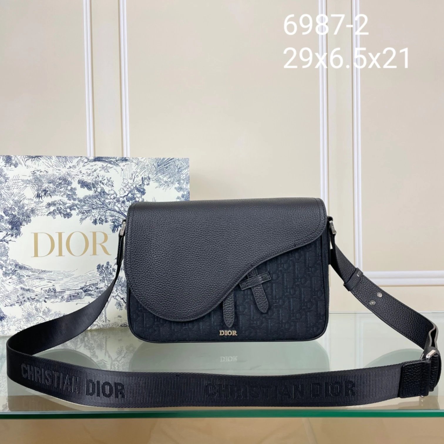 CD Fashion Leather Shoulder Crossbody Bag