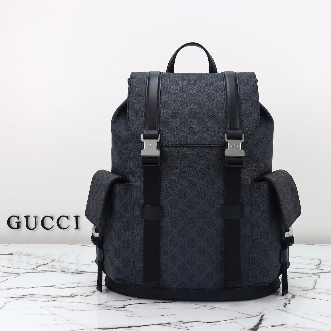 GG Leather Backpack