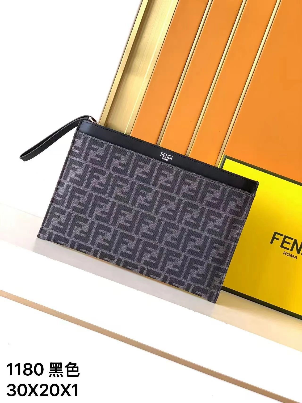 Genuine Leather Zip Wallet