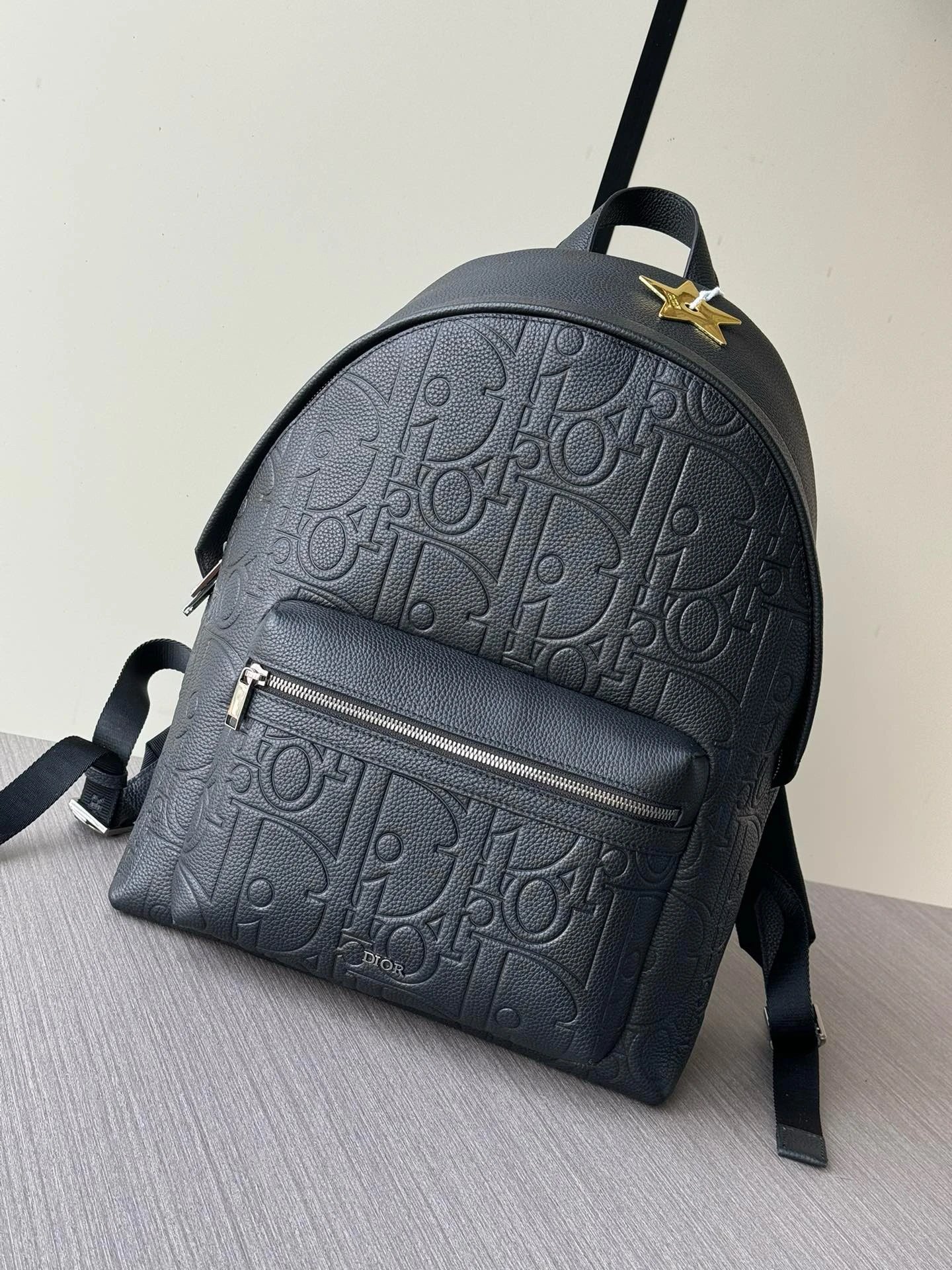 D Leather Business Backpack