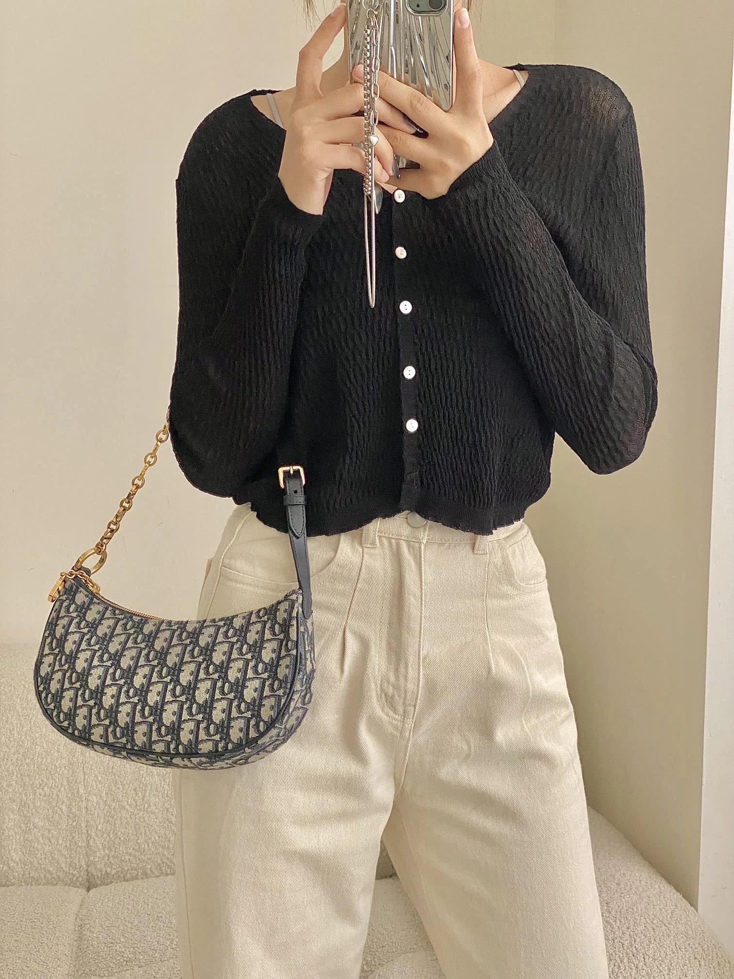 CD Jacquard Armpit Bag