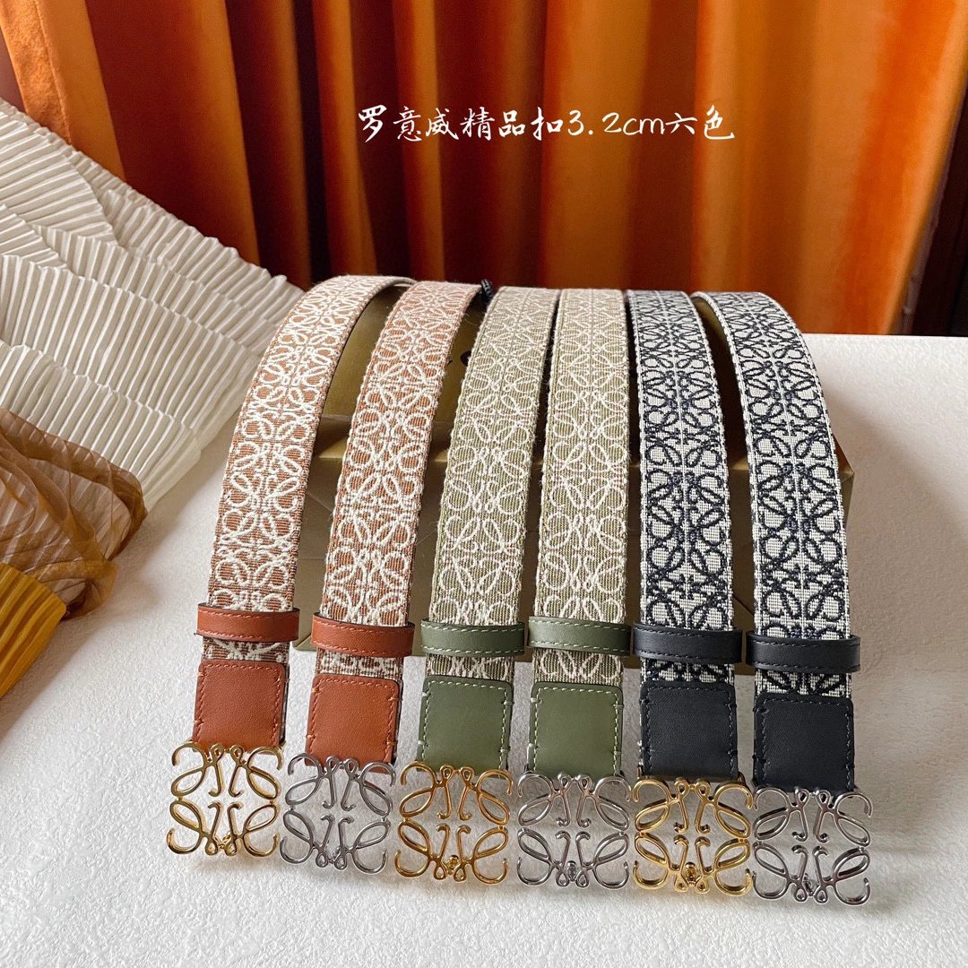 Loewe Leather Business Belt