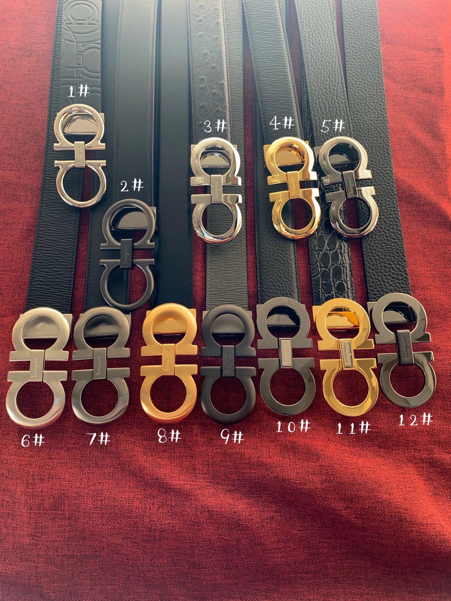 Fila Men's Leather Belt