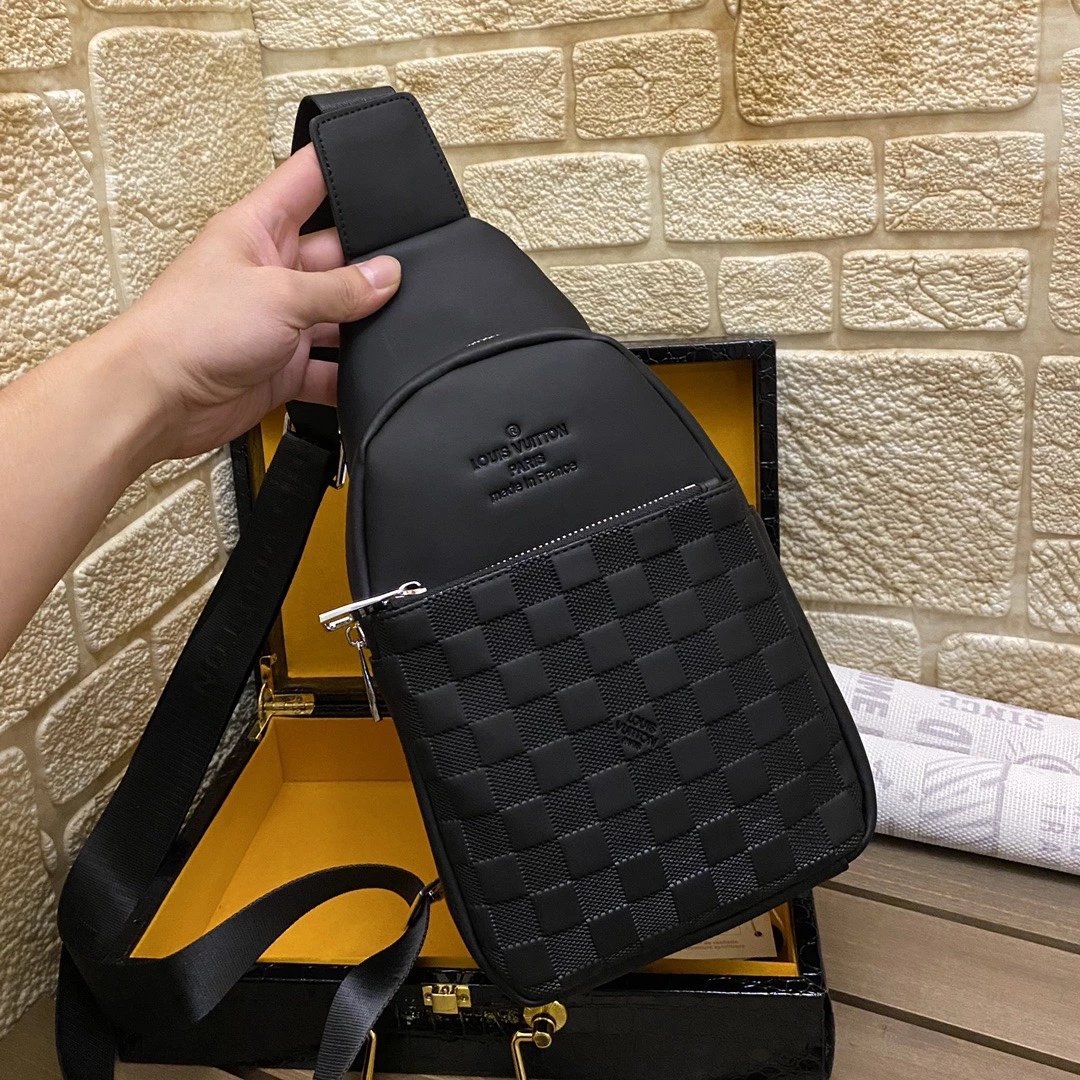 Leather Business Crossbody Bag