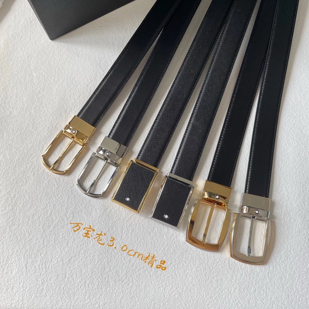 Montblanc Men's Leather Belt