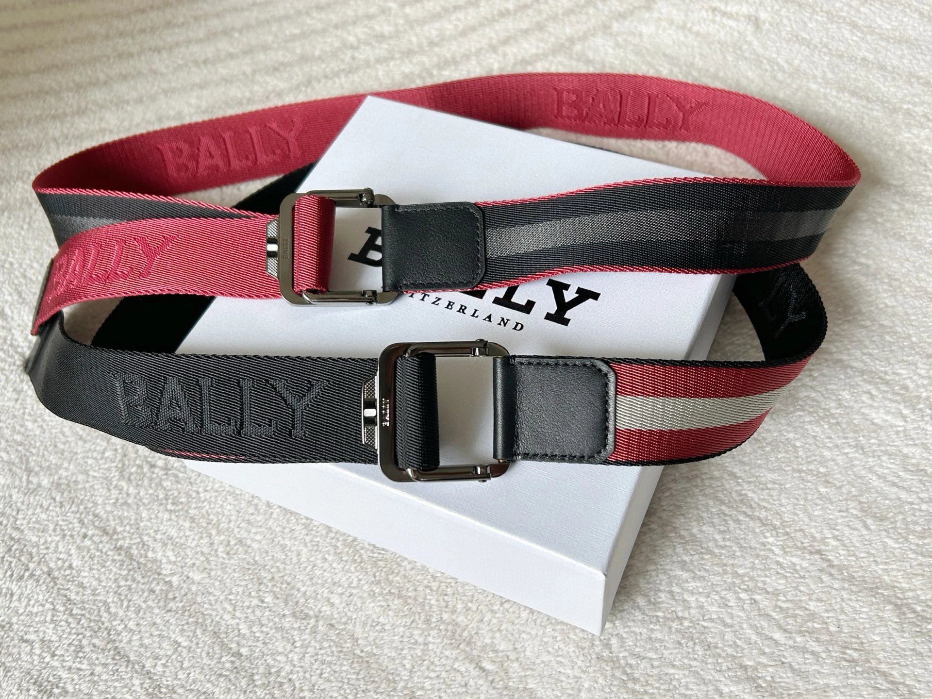 Bally Canvas Leather Belt