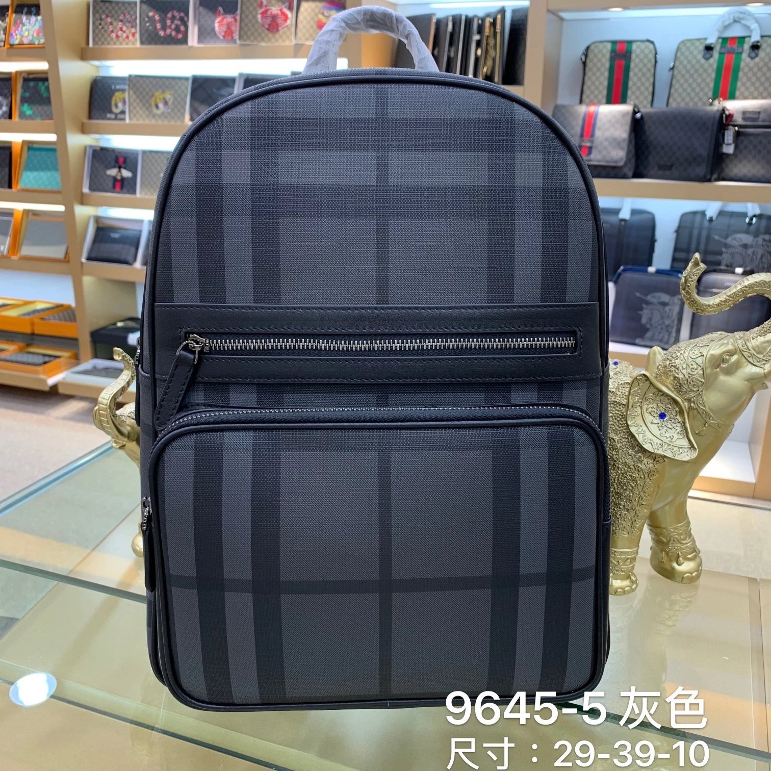 Leather Double Shoulder Bag