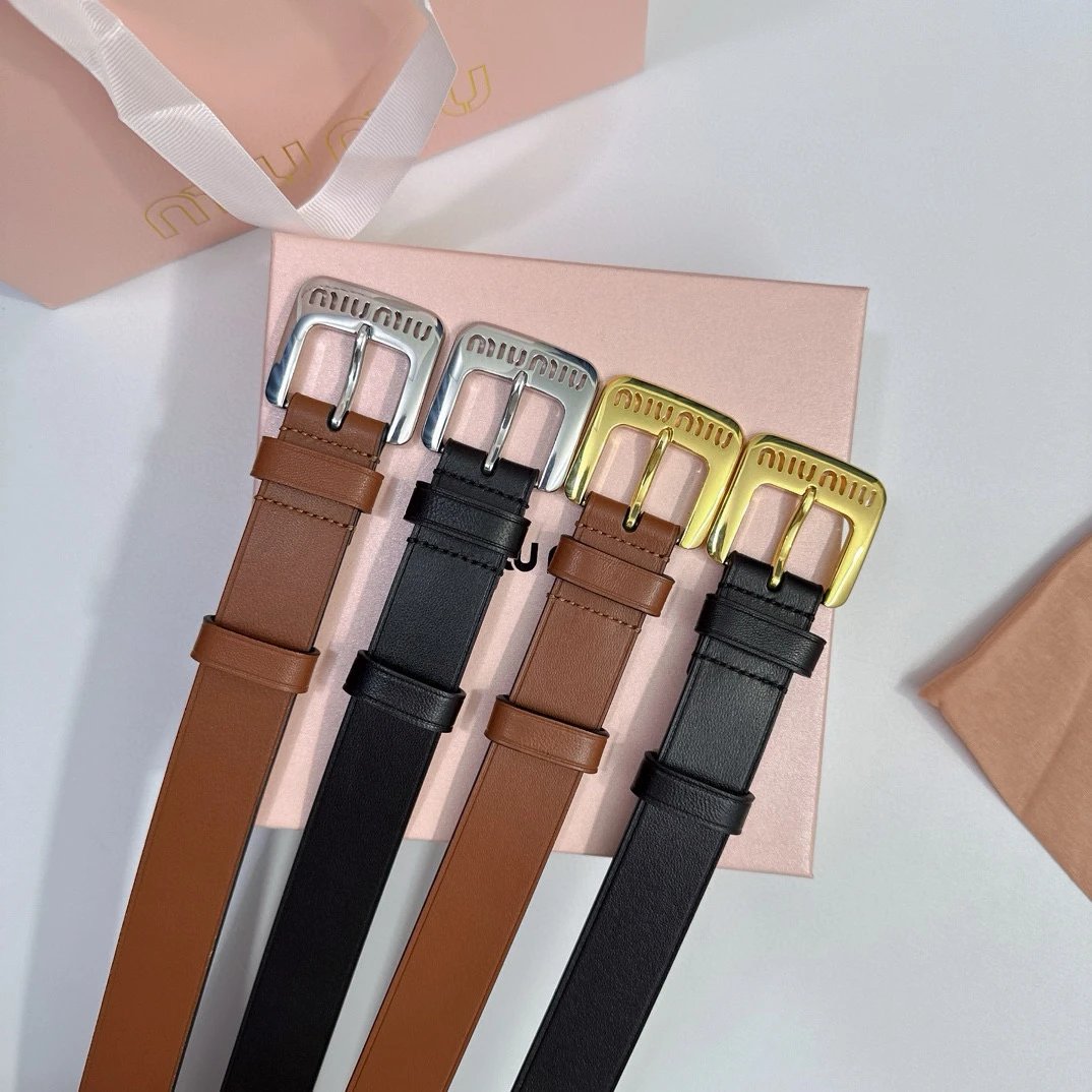 Miu Miu Women's Leather Belt