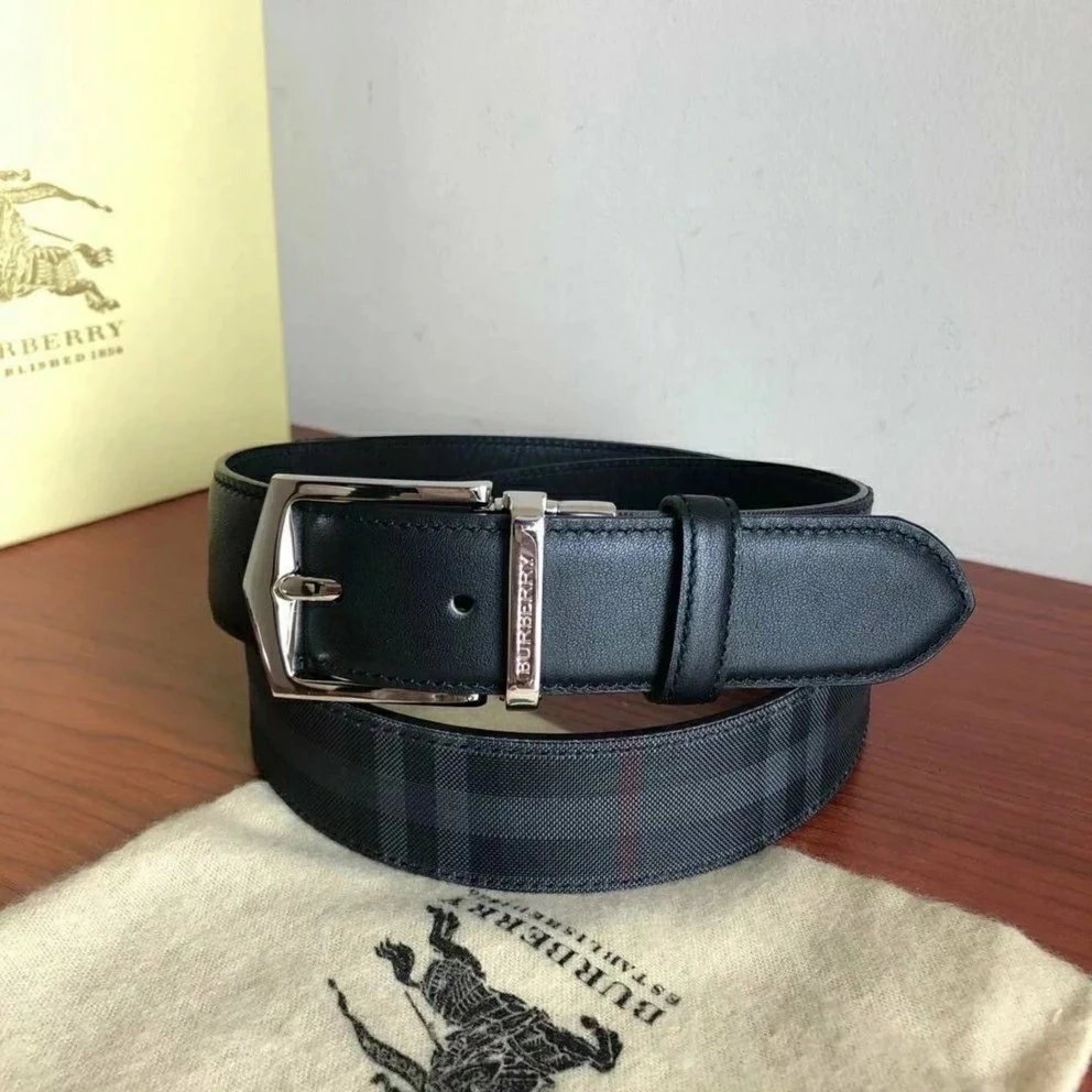Black silver buckle