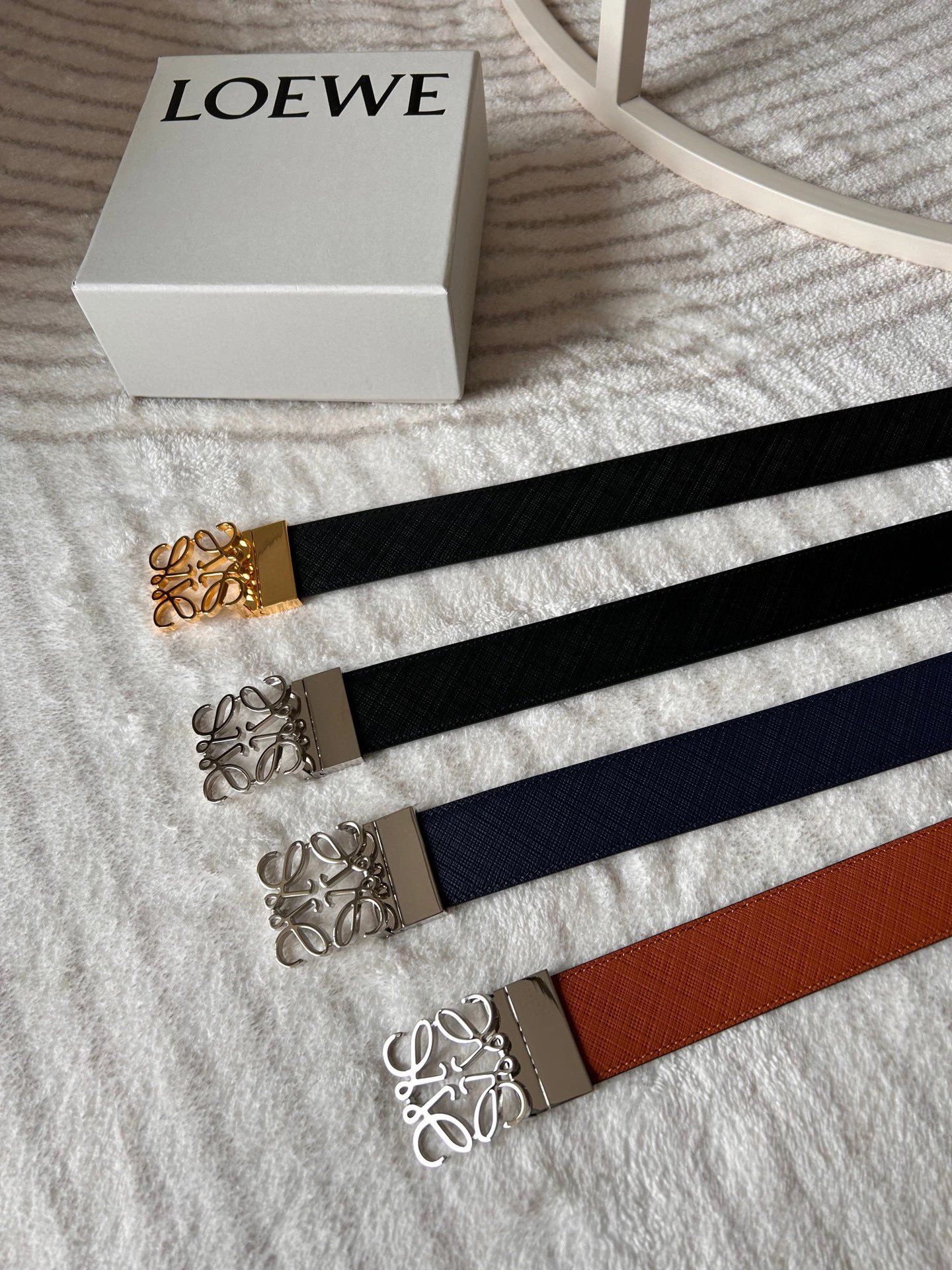 Leather Business Belt Reversible