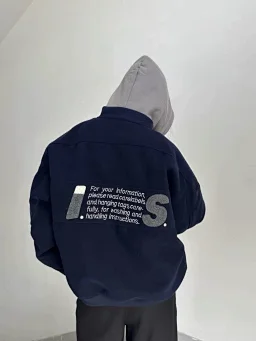 thumbnail for 现货 春季新款 毛呢工装夹克外套