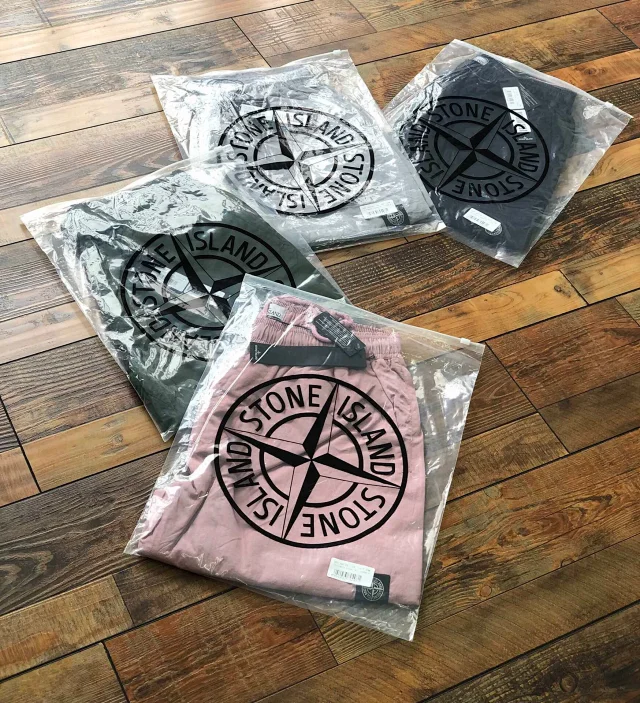 Stone Island石头岛20ss春夏金属尼龙速干box Logo多色短裤