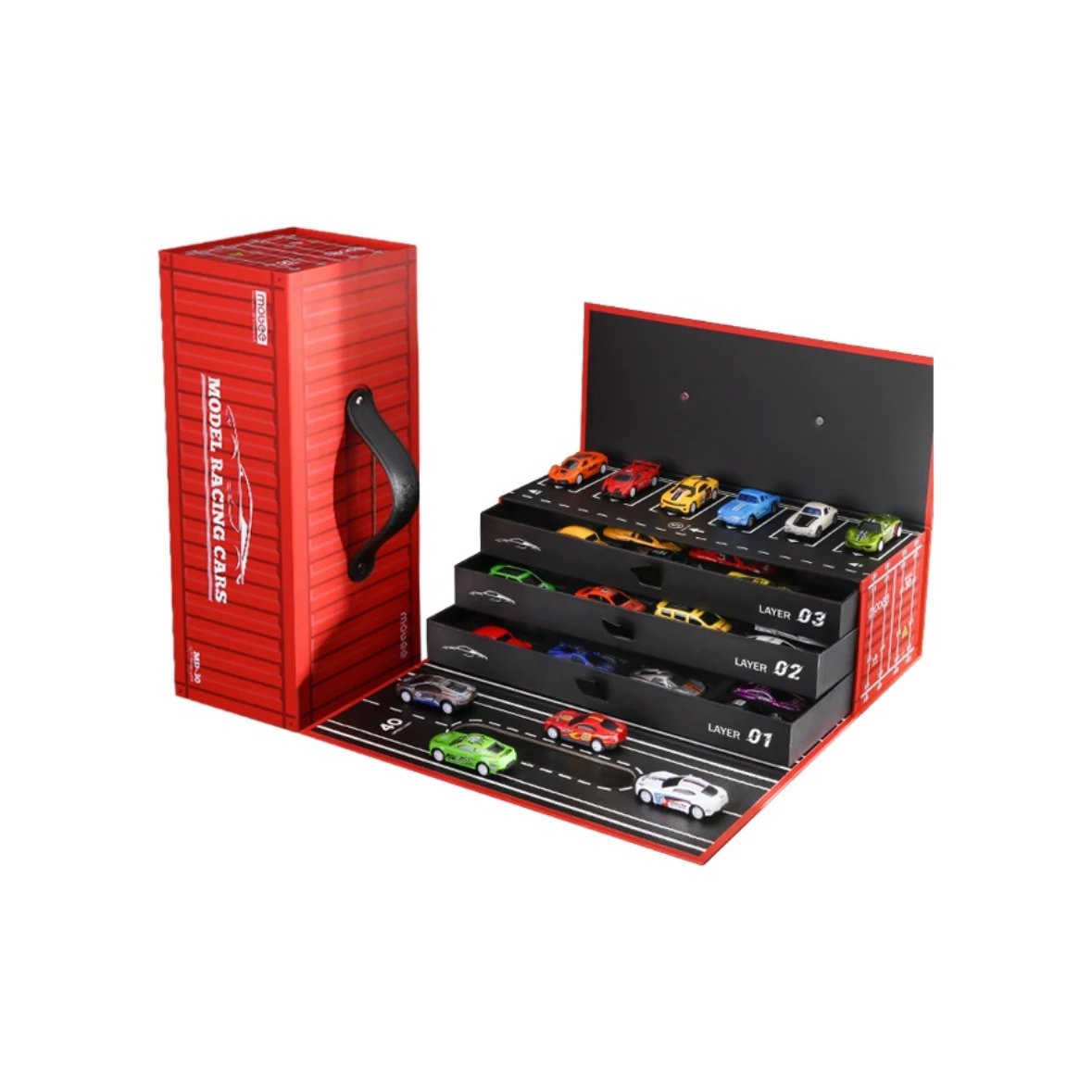 [Lao Zhao] Children's Day Gift Recommendations for Boys Genuine Mobee Five-Model Collection Car Gift Box Kids Toy Sports Car Boys Alloy Die-Cast Car Model Birthday Children's Day New Year Gift Original Packaging