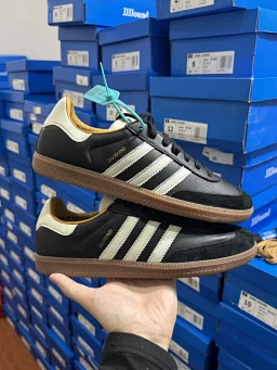 thumbnail for 双十一福利—zc/总裁 jjjjound samba 德训samba黑白色现货