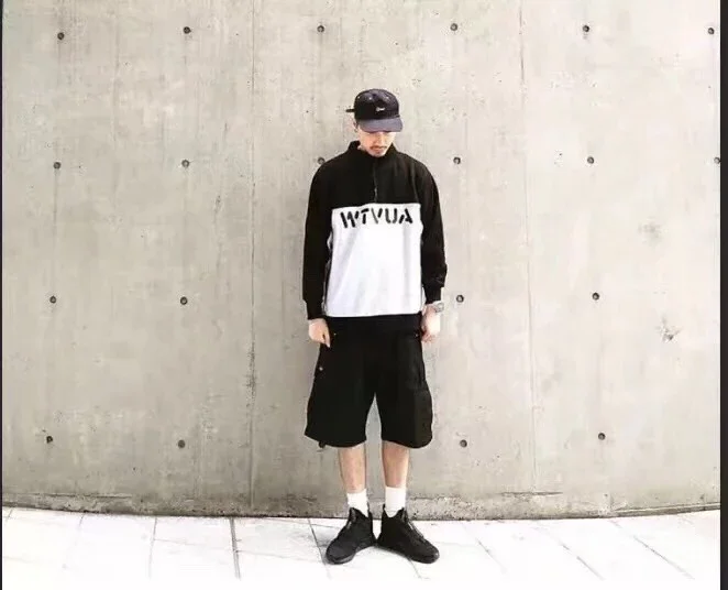 WTAPS PLAYER/SWEATSHIRT.COPO 19SS 半拉链卫衣