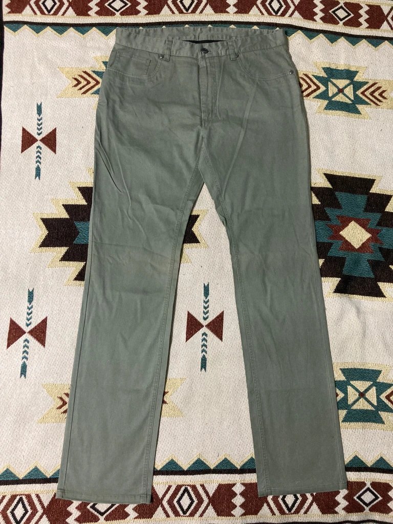 [In Stock Clearance] New Charles American Vintage Washed Canvas Casual Cargo Pants Relaxed Fit Amekaji Trousers