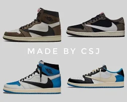 thumbnail for TS X AJ1 Low/High (travis Scott joint barb high/low series styles)
