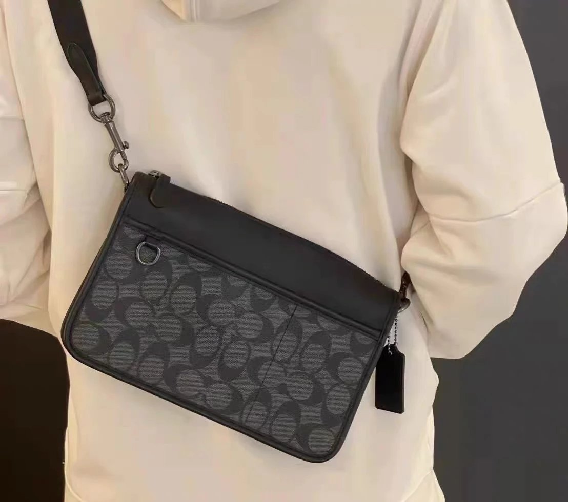 New men's bag HERITAGE single shoulder crossbody bag 2-in-1 multi-purpose bag with change bag hand-held bag 8141