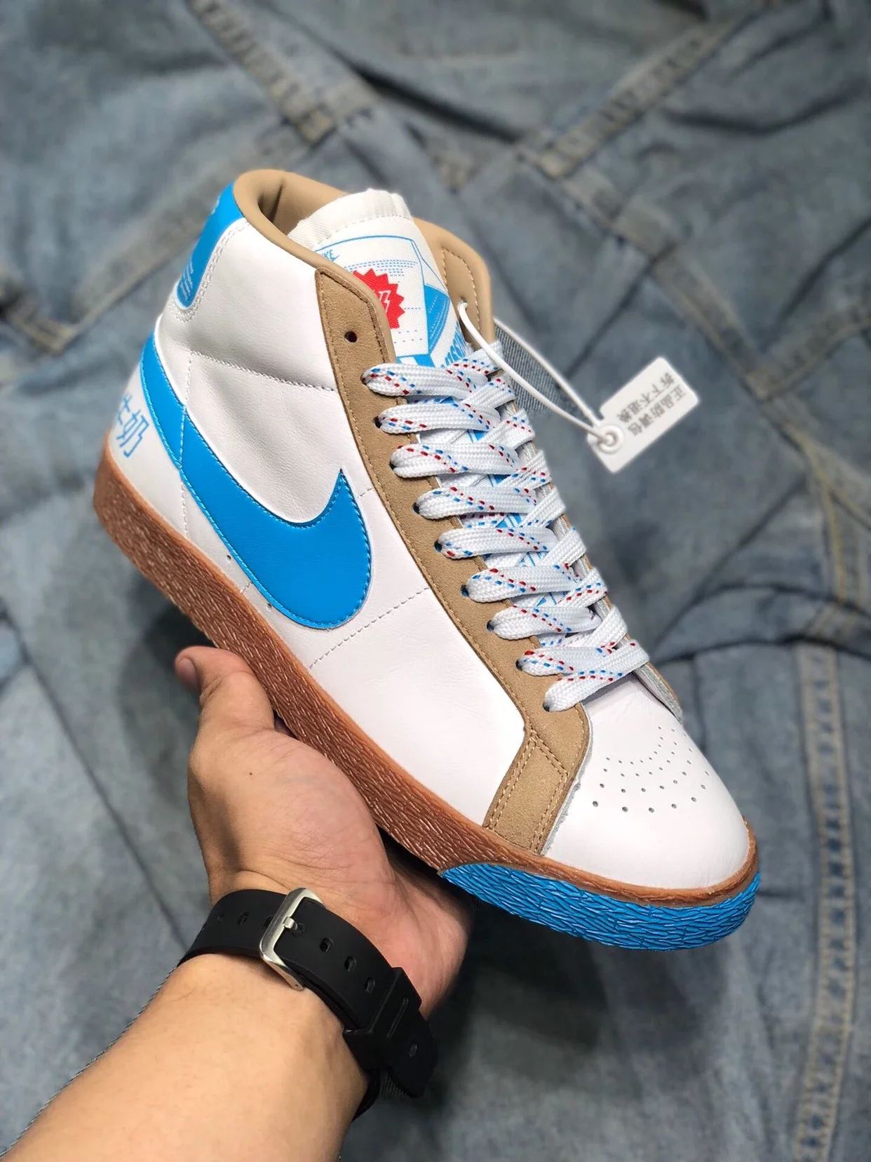 NIKE SB BLAZER PREMIUM MILK开拓者男女休闲运动滑板鞋