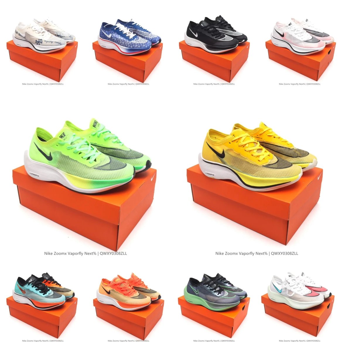 Nk Home ZoomX Vaporfly NEXT% Marathon Breathable Lightweight Athletic Running Shoes Men's Shoes The Strongest Running Shoes , This new generation of the strongest running shoes has been upgraded all around in the upper and the sole.