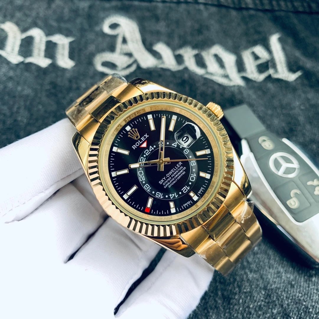 Rolex Explorer-Date wristwatch: a classic, luxurious business timepiece for men