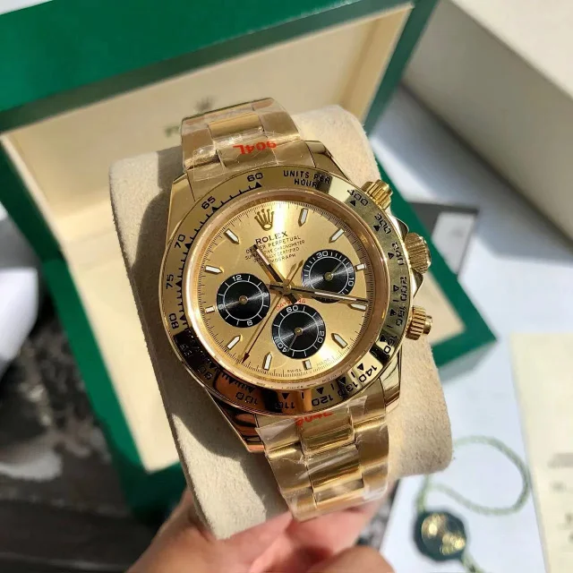 Rolex Watches Daytona chronograph with tachymeter bezel and rubber strap product detail image 15