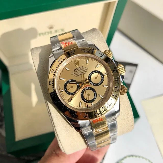 Rolex Watches Daytona chronograph with tachymeter bezel and rubber strap product detail image 23