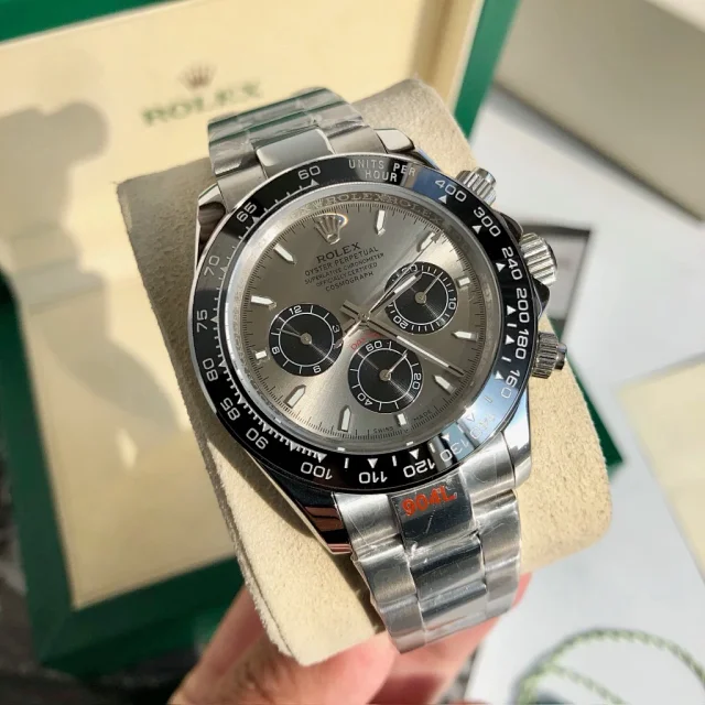 Rolex Watches Daytona chronograph with tachymeter bezel and rubber strap product detail image 16