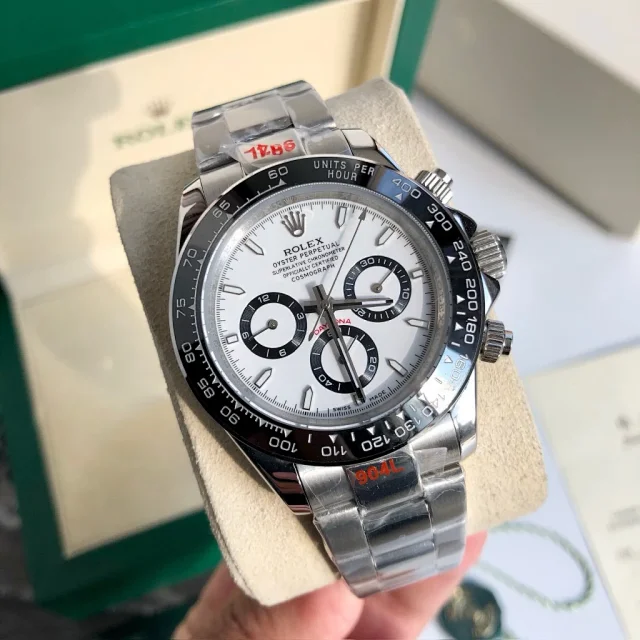 Rolex Watches Daytona chronograph with tachymeter bezel and rubber strap product detail image 19