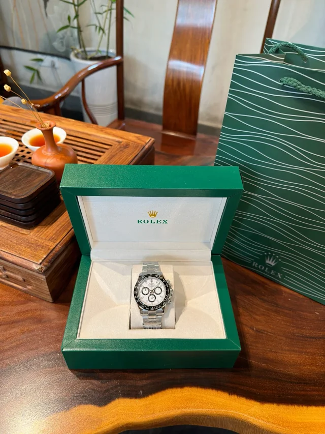 Rolex Watches Daytona chronograph with tachymeter bezel and rubber strap product detail image 33