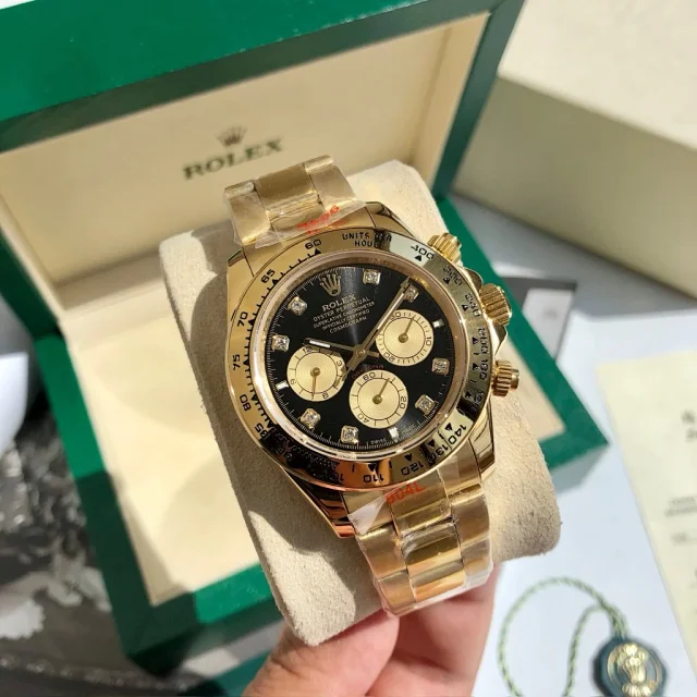 Rolex Watches Daytona chronograph with tachymeter bezel and rubber strap product detail image 12