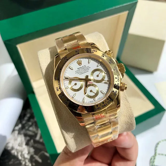 Rolex Watches Daytona chronograph with tachymeter bezel and rubber strap product detail image 18