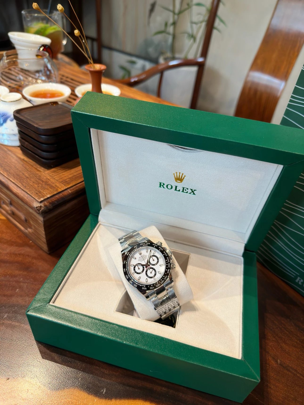 Rolex Daytona 116503 Black Dial Gold and Steel Chronograph Watch Watches - 30