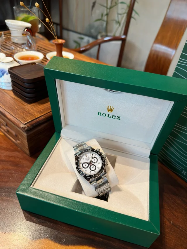 Rolex Watches Daytona chronograph with tachymeter bezel and rubber strap product detail image 29