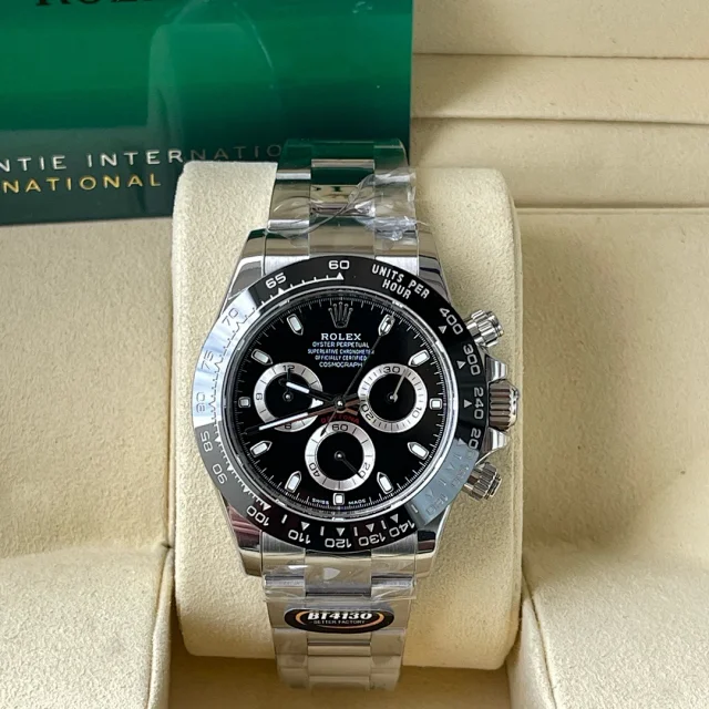 Rolex Watches Daytona chronograph with tachymeter bezel and rubber strap product detail image 21
