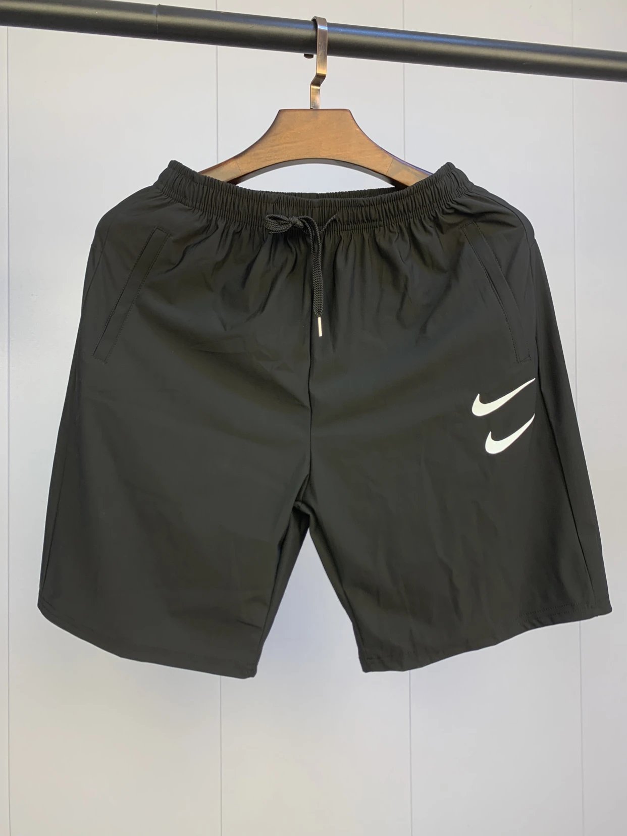 Double Swoosh Ice Silk Elastic Shorts