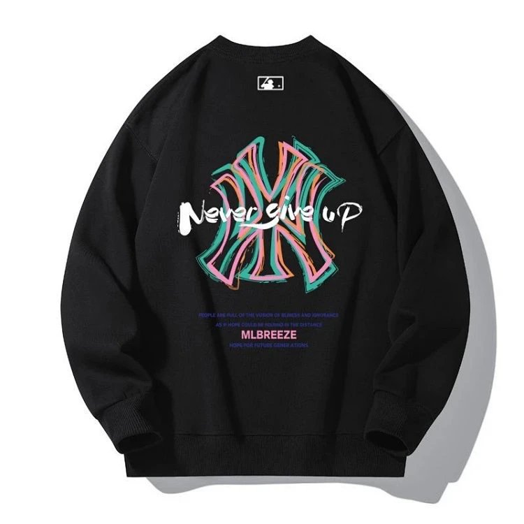 MLB NY Striped Sherpa Hoodie