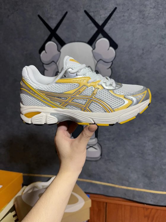 Pure Yuan Hs Market 200 ➕ Arthur 2160 white yellow silicone running shoes, low top shoes, sports shoes, casual shoes, running shoes