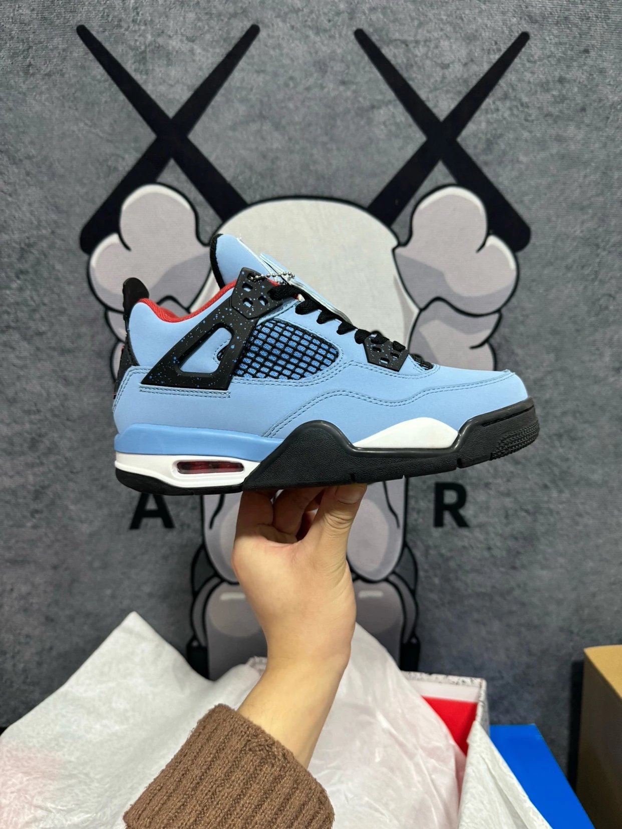 Pure Dollar Hs Market 200➕ A4 Suede Blue Head Mid Top Shoes Sneakers Casual Shoes Casual Shoes Basketball Shoes