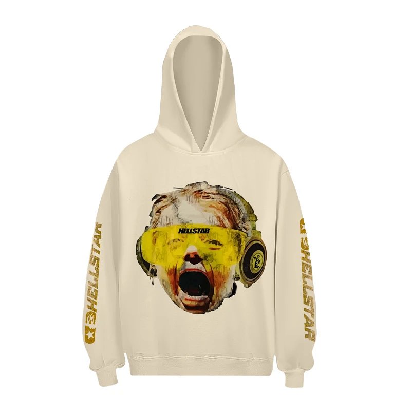 Hellstar With Crying Baby Graphic Hoodie