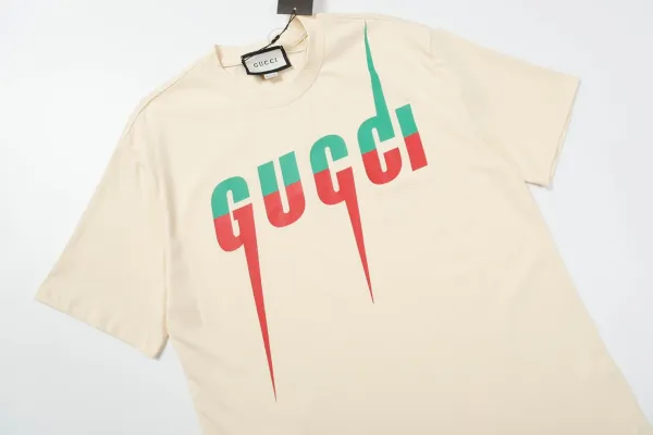 Gucci Green Lightning Logo T-Shirt Black + Pineapple Embroidery Sweatpants Green - 12