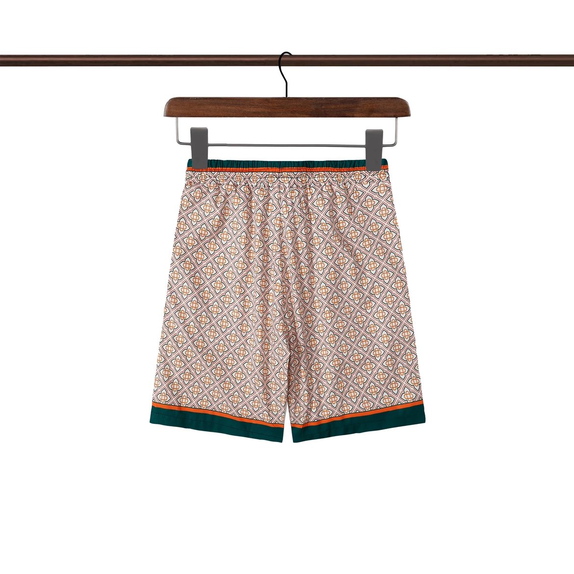 Casablanca Rabbit Print Short Set Beige Green Orange Multicolor - 6