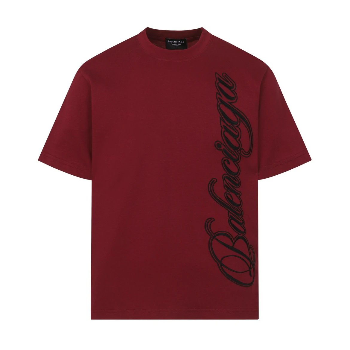 Heavy Industry High-Density Embroidery Big Logo Embroidered High Quality 320g Crewneck Short Sleeve T-Shirt Brand Classic 2026ss High Version High Quality Fashionable Personalized Versatile Trendy Pure Original Quality Original Fabric Hangtag Neck Label Wash Label Three Labels Complete